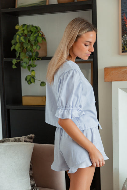 Conjunto María Rayas Azul