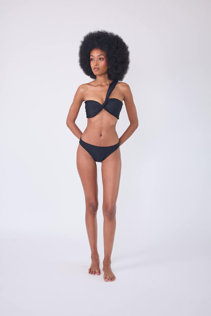 Top Bikini Marinha Negro