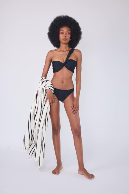 Bottom Bikini Marinha Negro