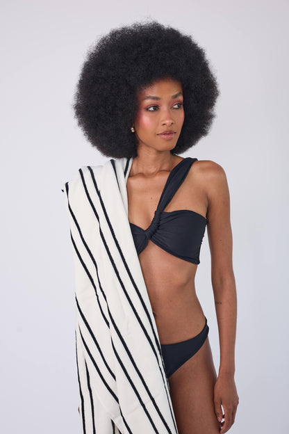 Bottom Bikini Marinha Negro