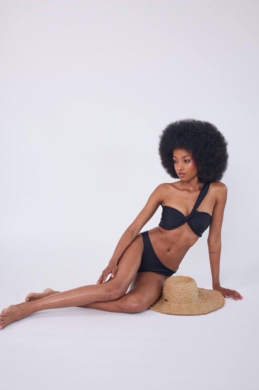 Top Bikini Marinha Negro