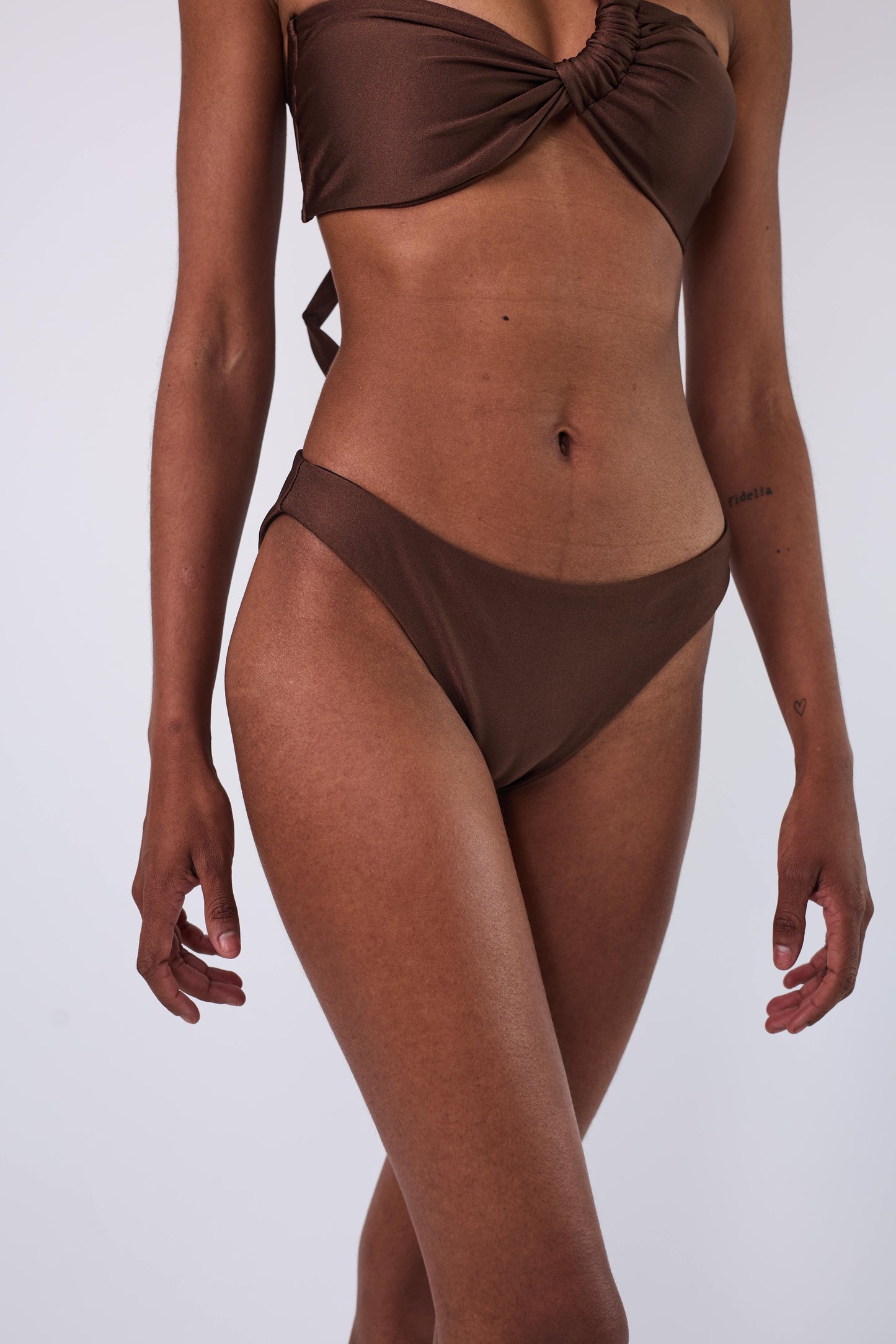 Bottom Bikini Marinha Café