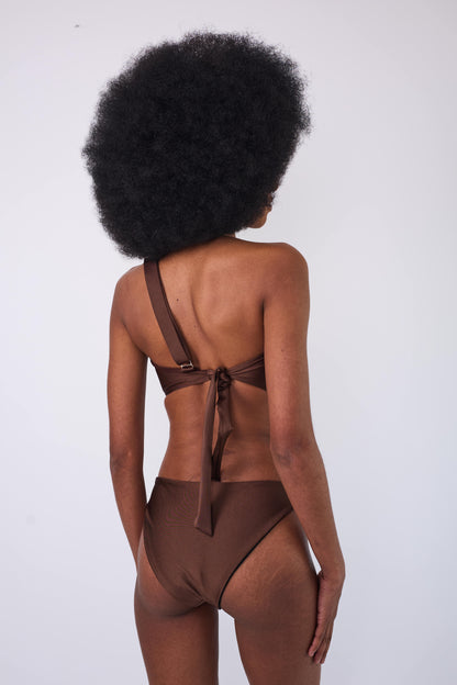 Top Bikini Marinha Café