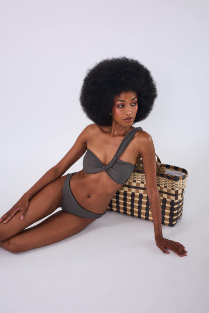 Top Bikini Marinha gris