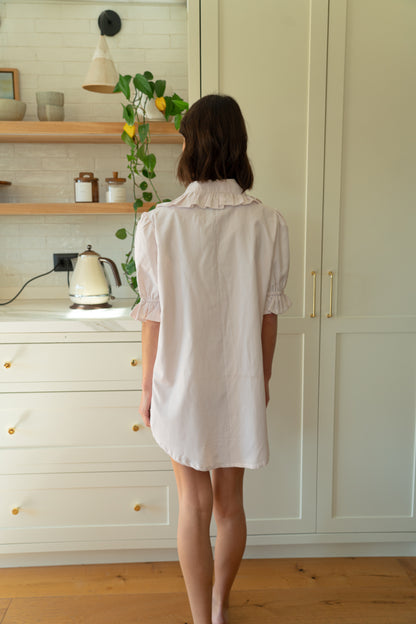 Camisón Alba Rayas Rojas