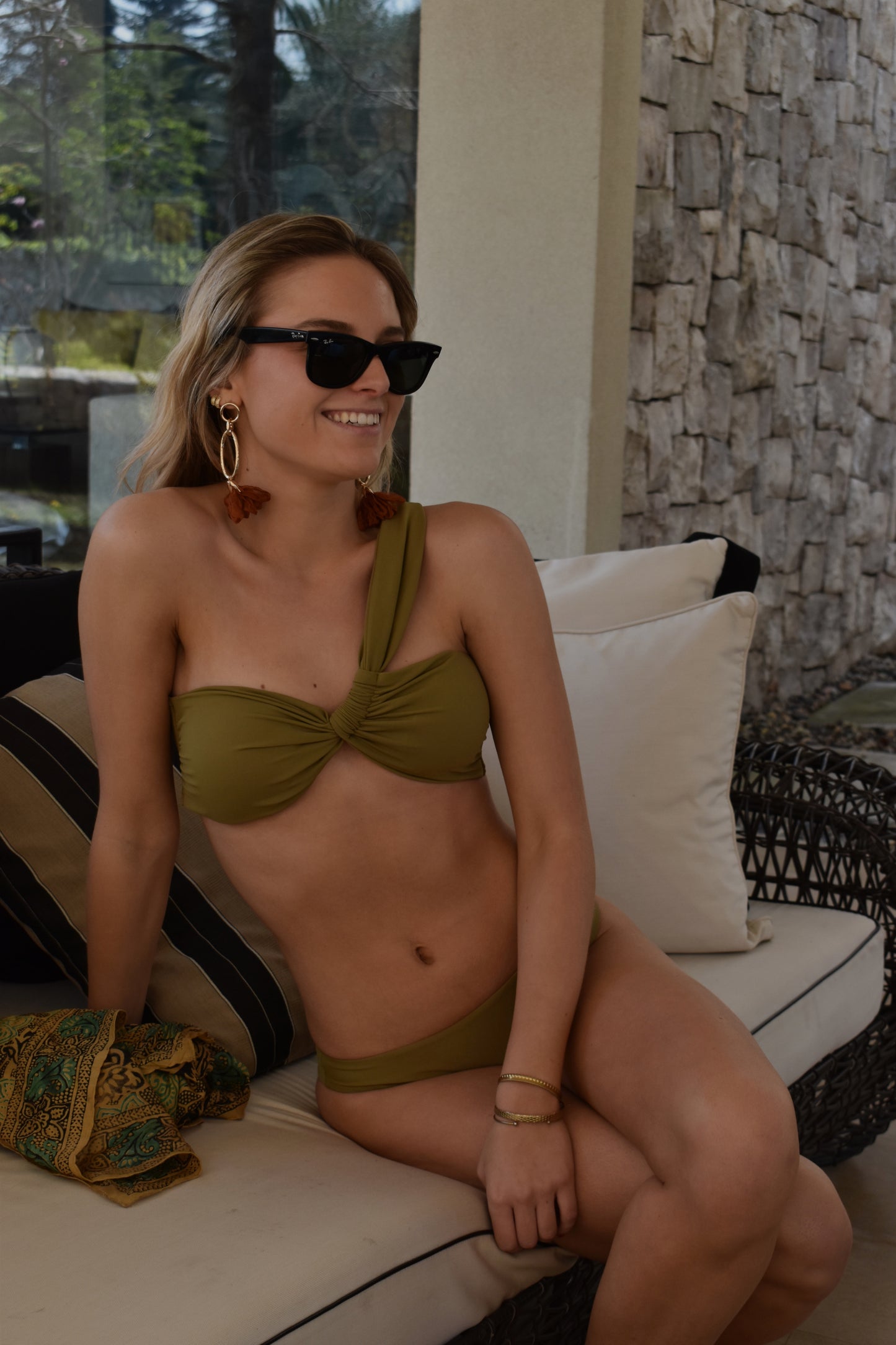 Top Bikini Marinha Verde Olivo