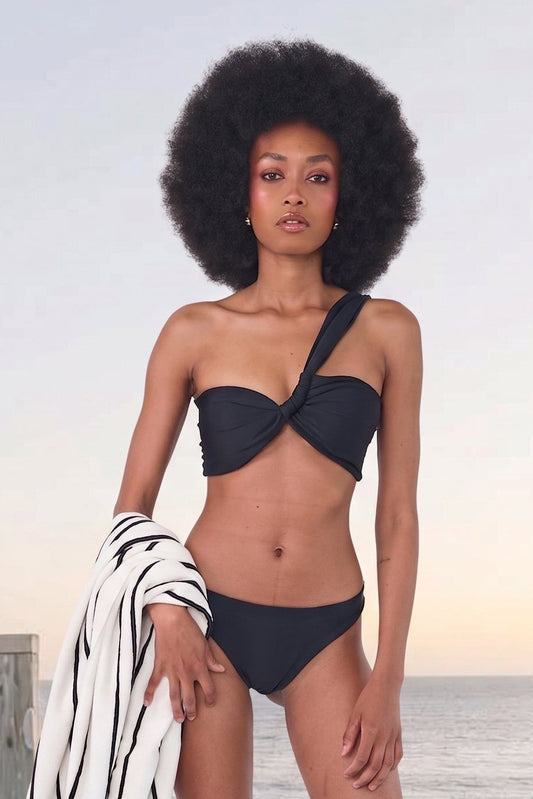 Top Bikini Marinha Negro