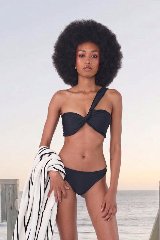 Bottom Bikini Marinha Negro